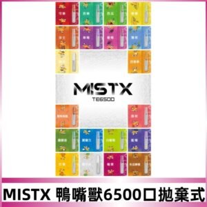 MIST X 鴨嘴獸6500口拋棄式電子煙#台灣現貨#